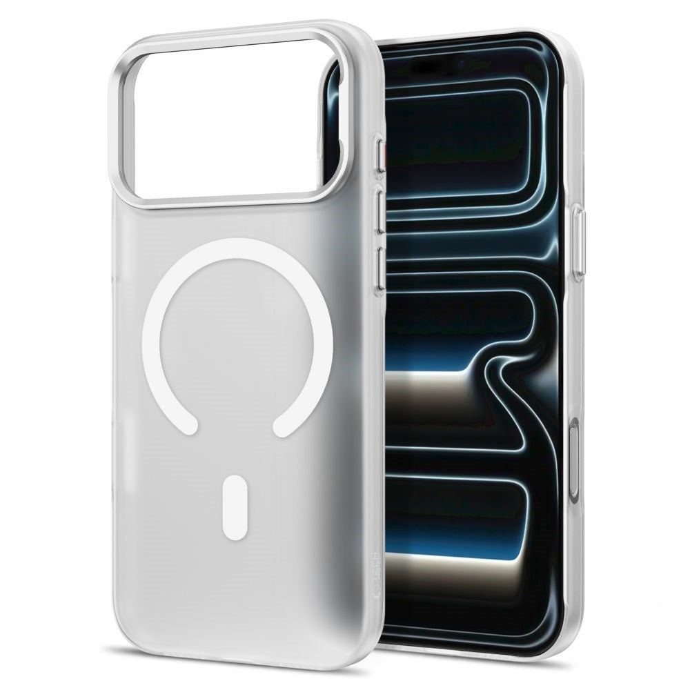 iPhone 18 Pro / 17 Pro Tech-Protect MagZero Case - MagSafe Compatible - Matte White