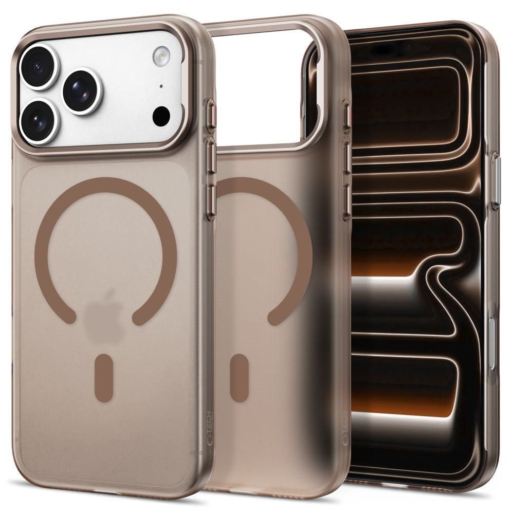 iPhone 18 Pro / 17 Pro Tech-Protect MagZero Case - MagSafe Compatible - Matte Desert Gold