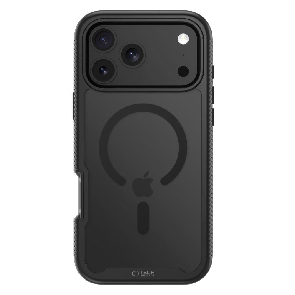 iPhone 18 Pro / 17 Pro Tech-Protect Defense Case with Screen Protector - MagSafe Compatible - Matte Black