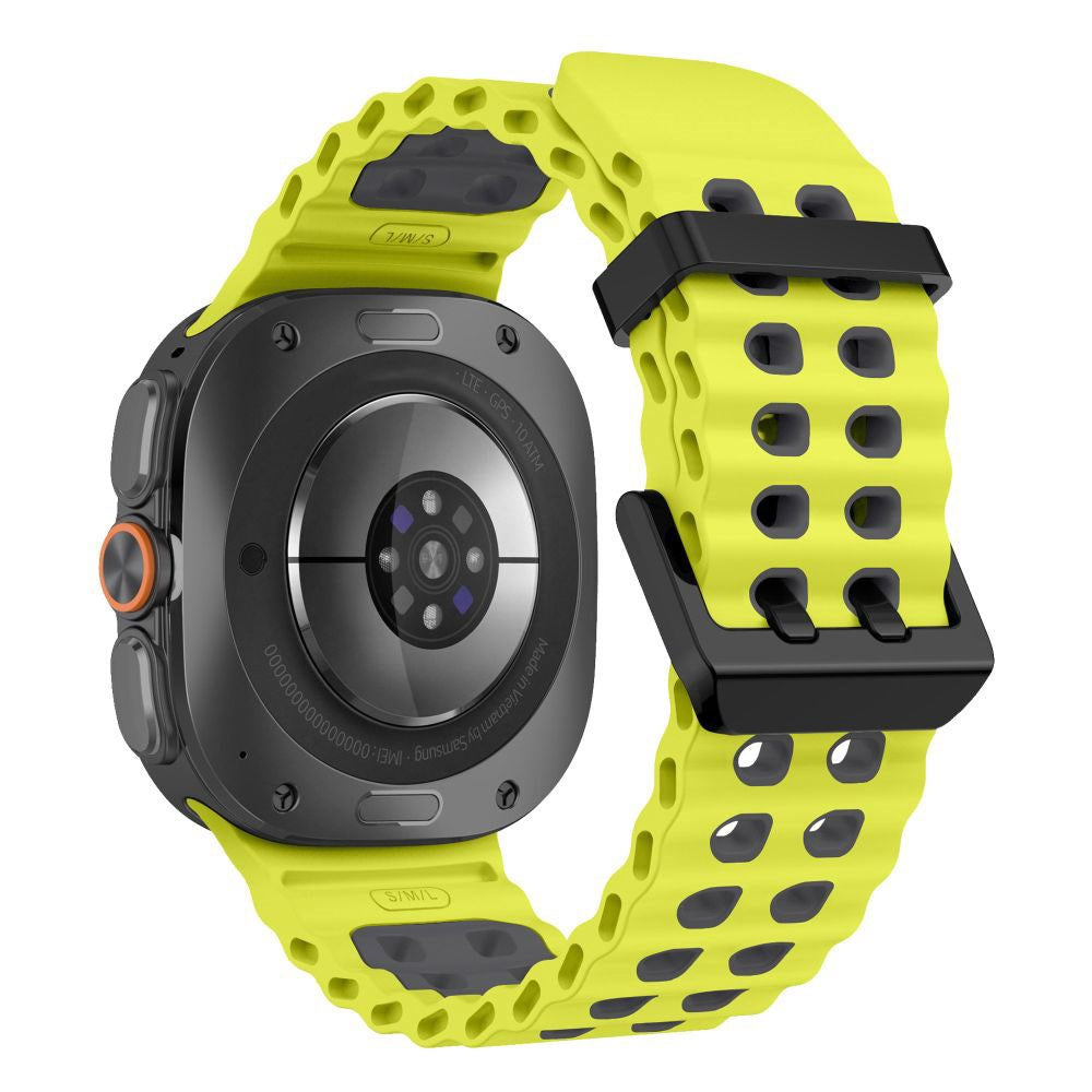 Samsung Galaxy Watch Ultra 2 / Ultra (47mm) Tech-Protect IconBand Pro Watch Band - Yellow / Black