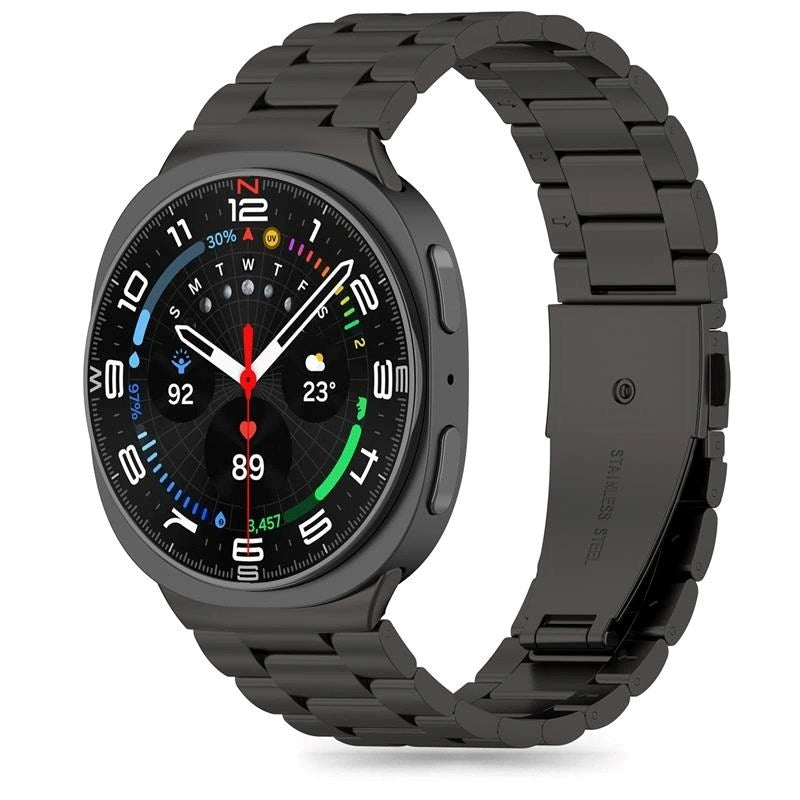 Tech-Protect Samsung Galaxy Watch 8 / 8 Classic (40 / 44 / 46mm) Stainless Steel Strap - Black