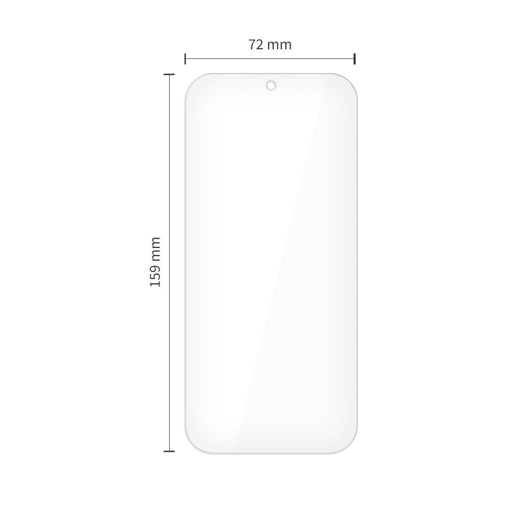 Google Pixel 11 Pro XL / 10 Pro XL / 9 Pro XL Tech-Protect Glass Fit+ Tempered Protective Glass - 2 pcs - Transparent
