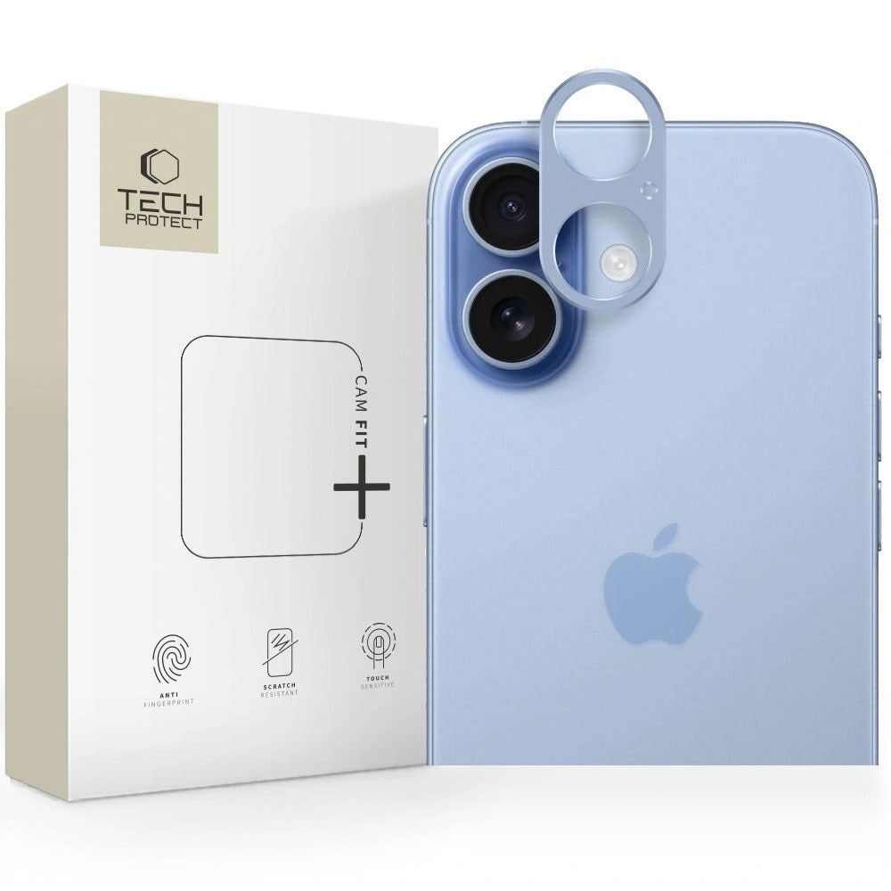iPhone 17 Tech-Protect CamAlloy Fit+ Camera Lens Protection Case - Blue