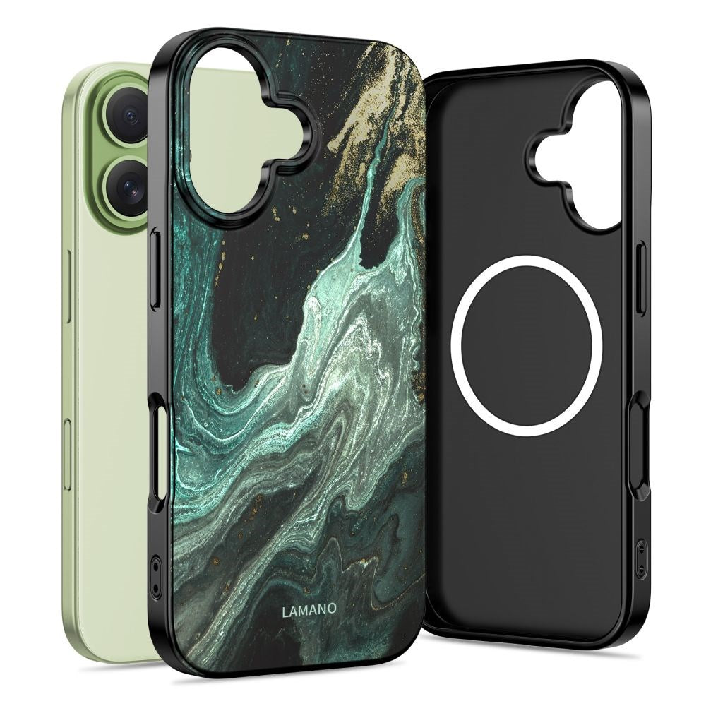 iPhone 17 Tech-Protect Lamano Case - MagSafe Compatible - Verde Aura