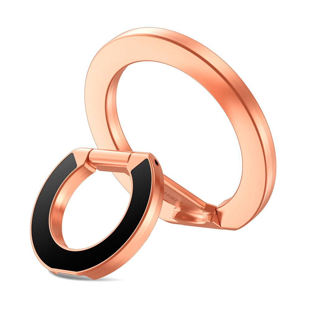 Tech-Protect Lamano Magnetic Ring Holder for Phone – MagSafe Compatible – Rose Gold