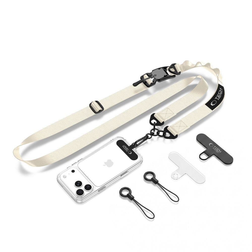 Tech-Protect Rope Crossbody Strap - Beige