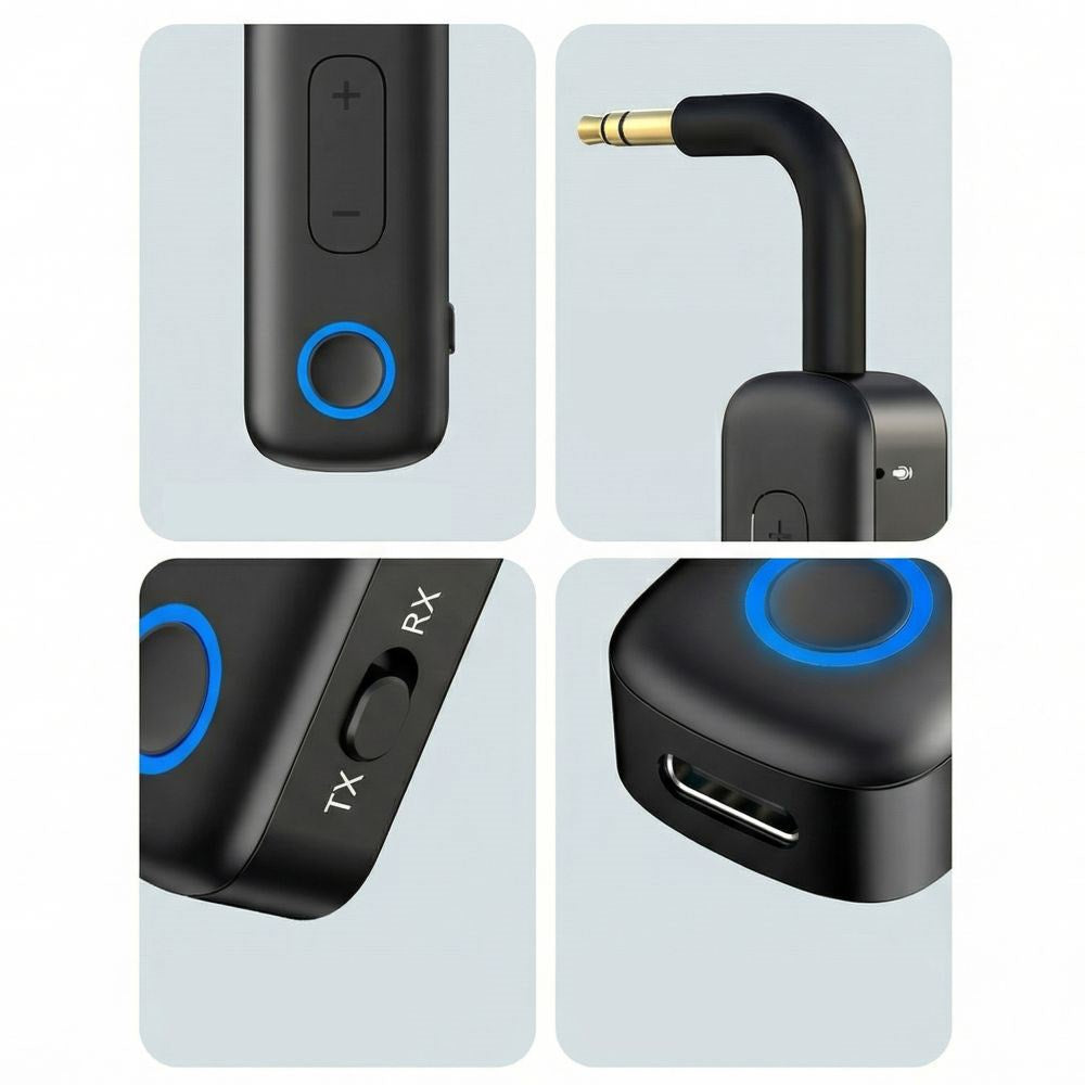 Tech-Protect Ultraboost Bluetooth AUX Audio Adapter - Black