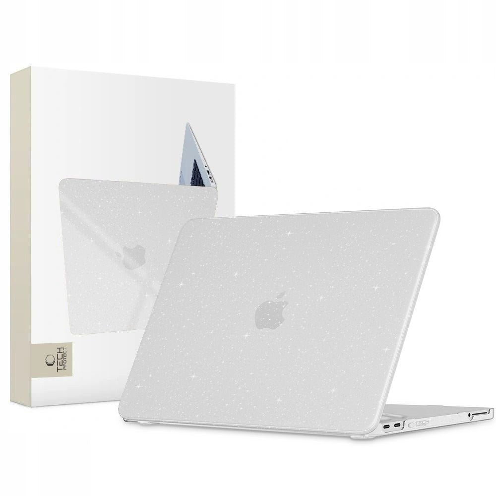 MacBook Neo 13 A18 Pro (2026) Tech-Protect Smartshell Case - Glitter Clear