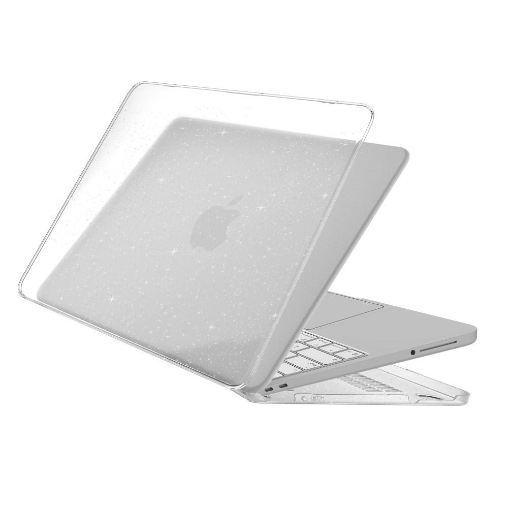 MacBook Neo 13 A18 Pro (2026) Tech-Protect Smartshell Case - Glitter Clear