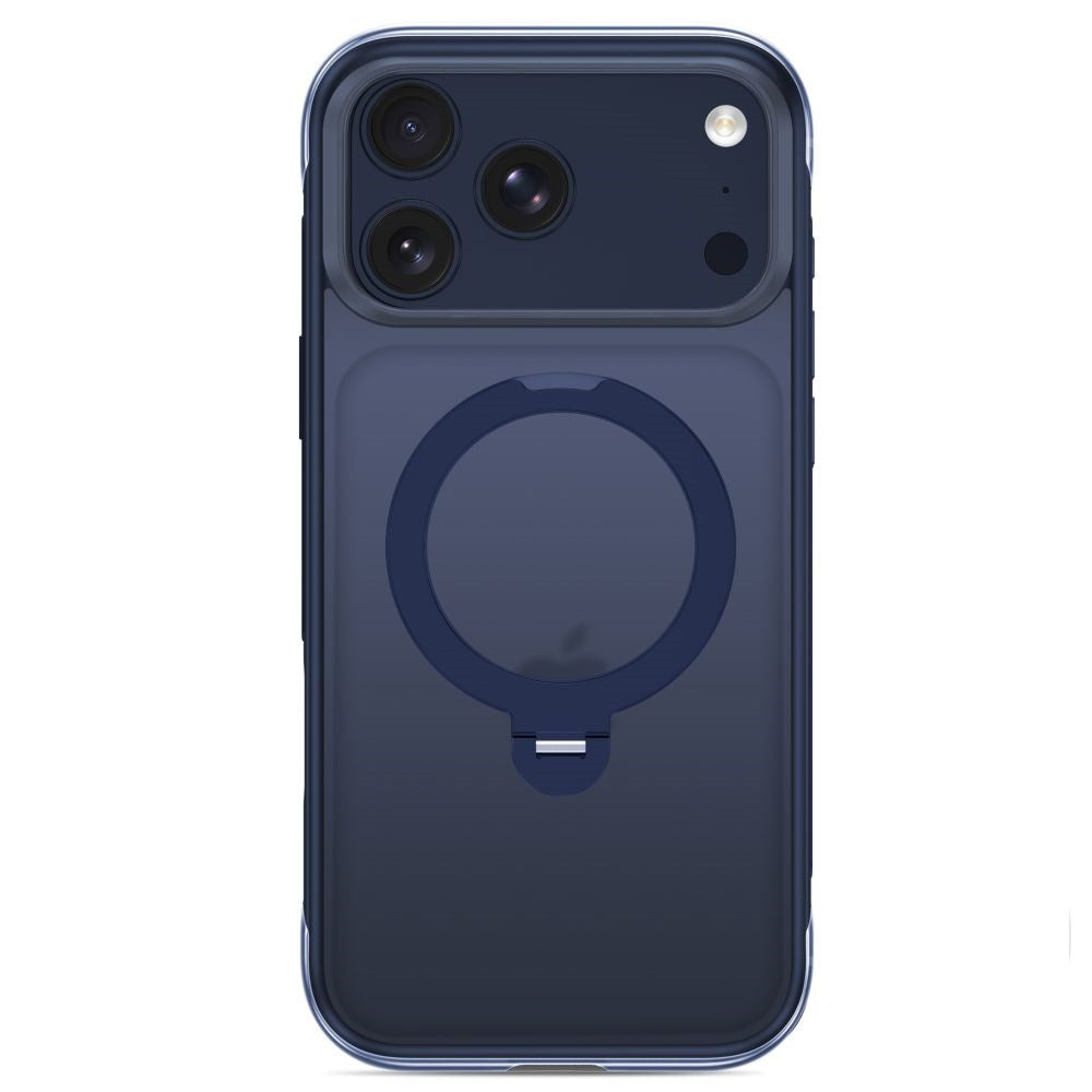 iPhone 18 Pro / 17 Pro Tech-Protect MagAir Stand Case with Kickstand - MagSafe Compatible - Matte Blue