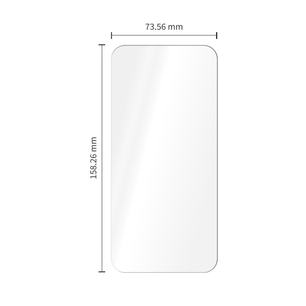 Samsung Galaxy S26 FE Tech-Protect Glass Fit+ Tempered Screen Protector - 2 Pcs. - Transparent