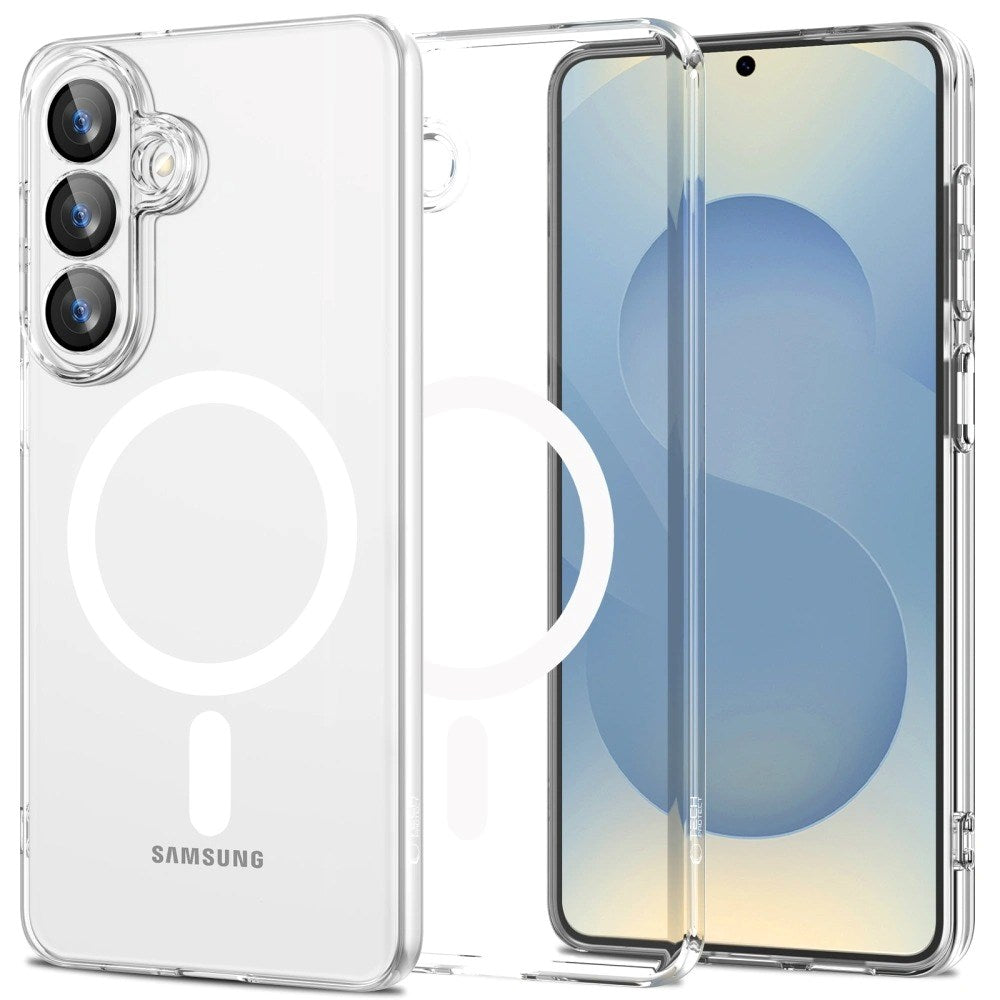 Samsung Galaxy S26+ (Plus) Tech-Protect Flexair Hybrid Case - MagSafe Compatible - Transparent