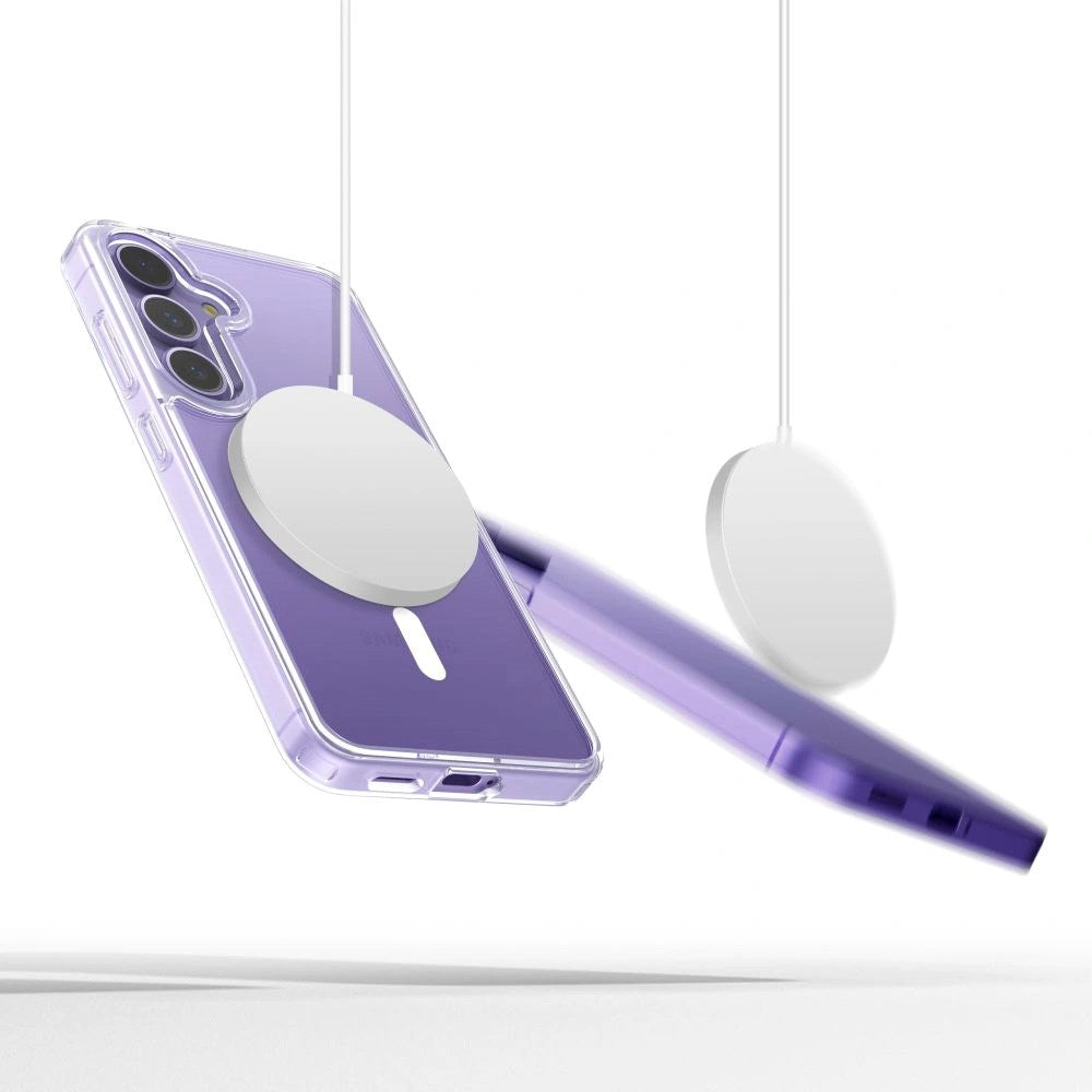 Samsung Galaxy S25 Edge Tech-Protect Flexair Hybrid Case - MagSafe Compatible - Transparent