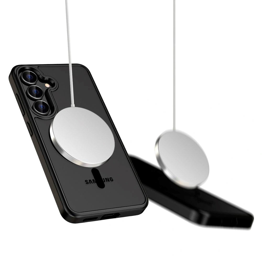 Samsung Galaxy S25 Edge Tech-Protect Magmat Case - MagSafe Compatible - Matte Black