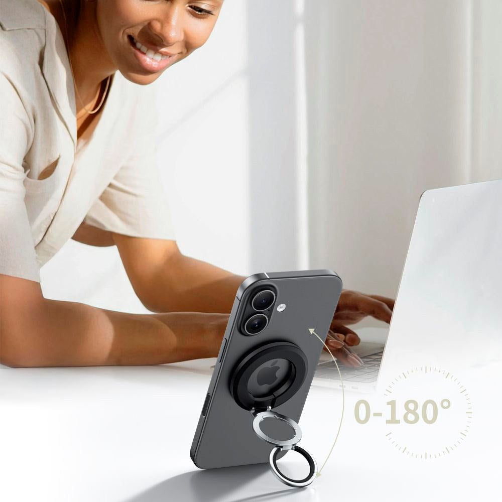 Tech-Protect Magnetic Ring Holder for Mobile - MagSafe Compatible - Black