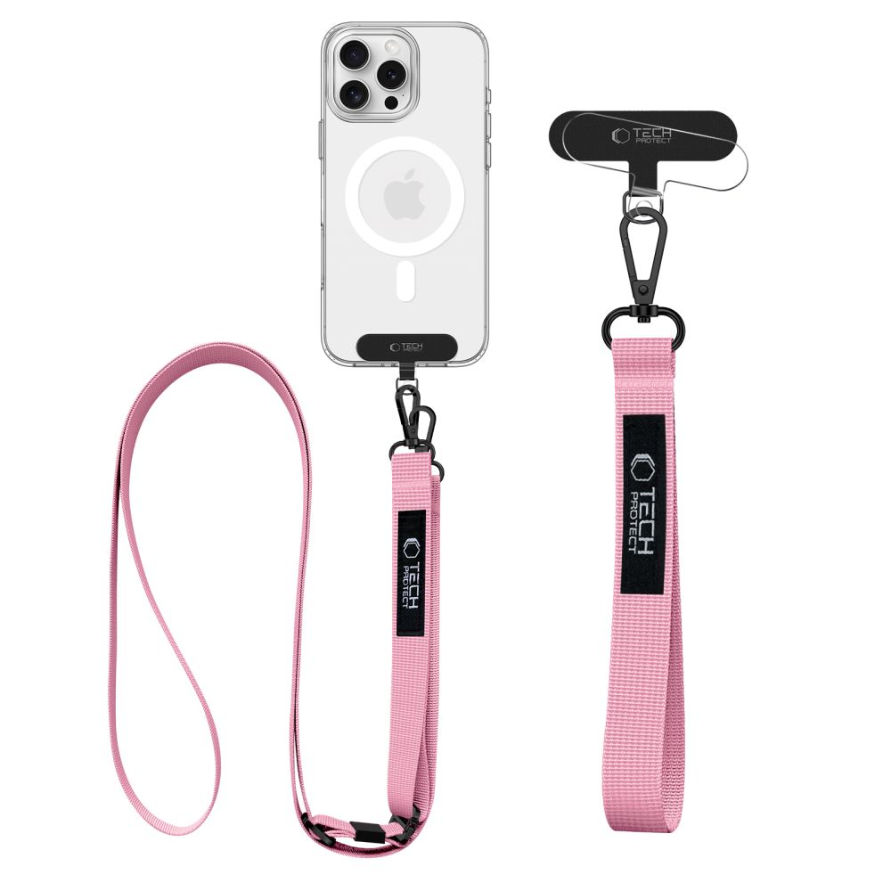 Tech-Protect C6S 2-in-1 Phone Strap - Pink