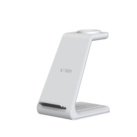 Tech-Protect QI15W-A36 Wireless Charger with USB-C - 3-in-1 Function - White