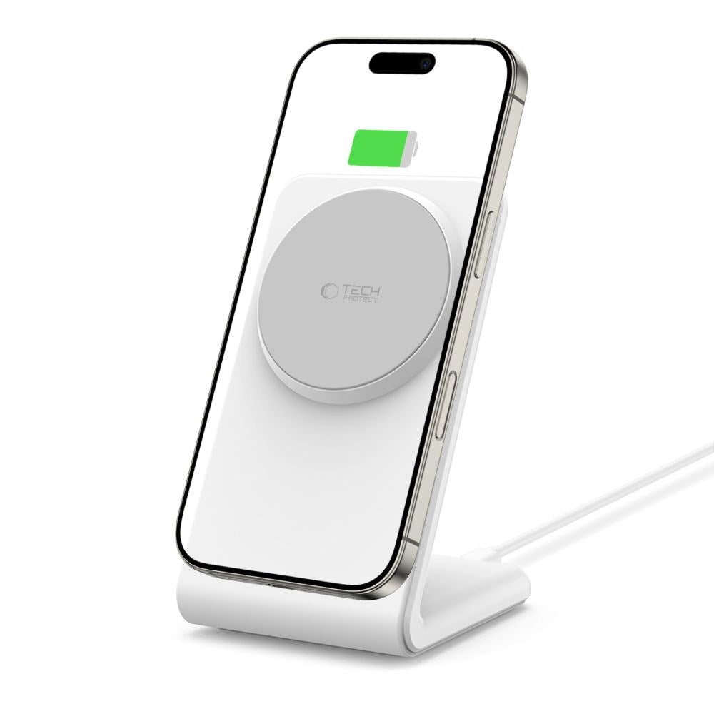 Tech-Protect QI15W-A38 MagSafe Wireless Charger - White