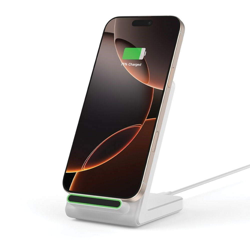 Tech-Protect Qi-15W-A40 Wireless Charger Stand - Hvid