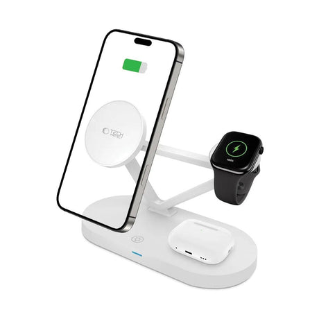 Tech-Protect 3-in-1 Magsafe Wireless Charger - White