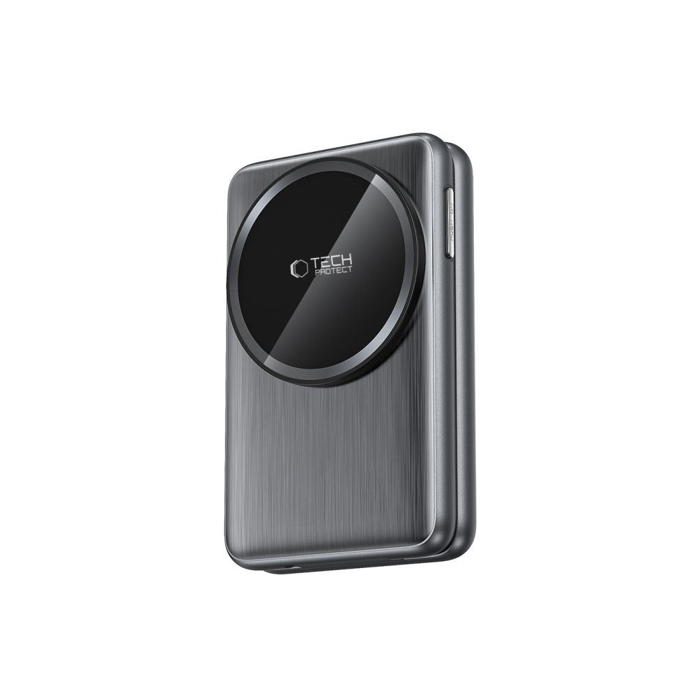 Tech-Protect QI15W-A42 3-in-1 Magnetic Wireless Charger - MagSafe Compatible - Grey