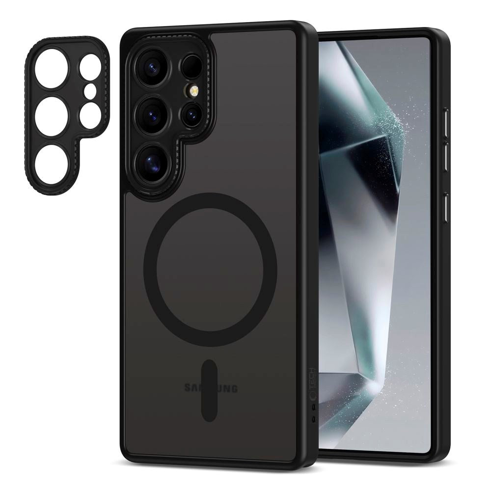 Samsung Galaxy S25 Ultra Tech-Protect MagCam Case - MagSafe Compatible - Matte Black