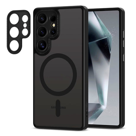 Samsung Galaxy S25 Ultra Tech-Protect MagCam Case - MagSafe Compatible - Matte Black