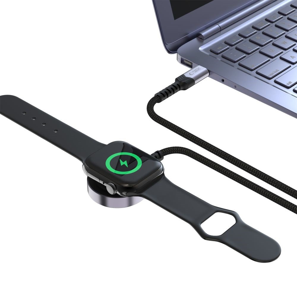Tech-Protect MC01 UltraBoost Apple Watch Magnetic Charger - Black