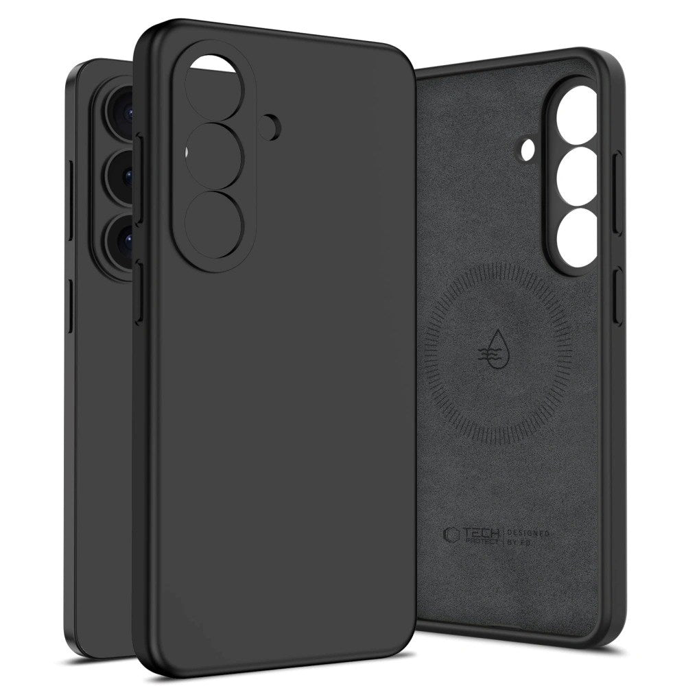 Samsung Galaxy S26+ (Plus) Tech-Protect Silicone Case - MagSafe Compatible - Black