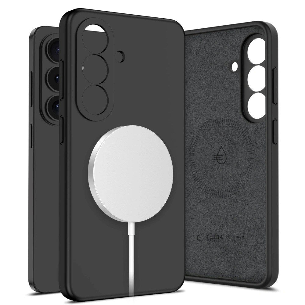 Samsung Galaxy S26+ (Plus) Tech-Protect Silicone Case - MagSafe Compatible - Black