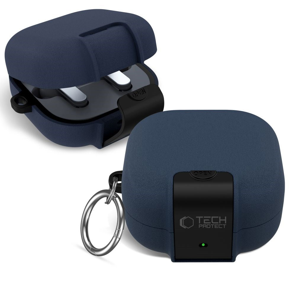 Samsung Galaxy Buds 4 / 4 Pro Tech-Protect Slim Hook Case - Blue