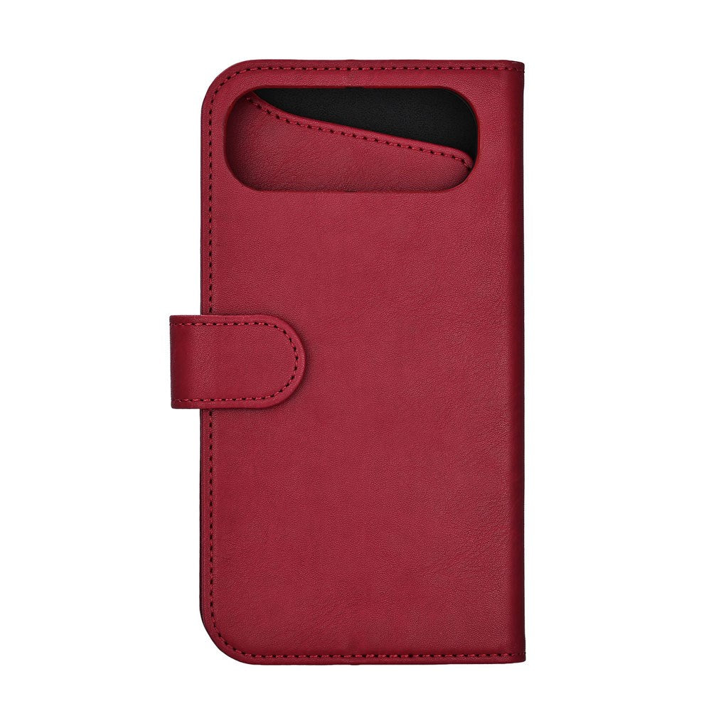 iPhone Air GEAR Faux Leather Flip Case - MagSafe Compatible - Red
