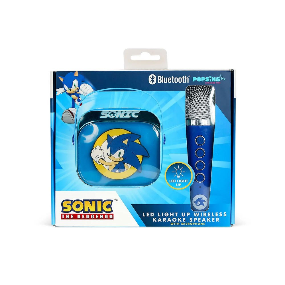 OTL SONIC Karaoke Set with Wireless Speaker & Microphone - Blue
