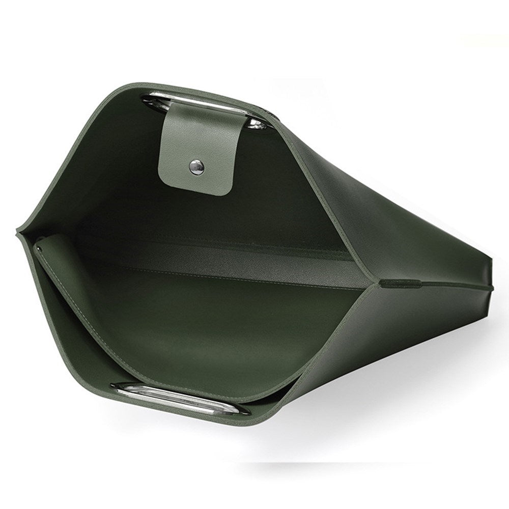 Faux Leather MacBook / Laptop 13-14" Bag - 32 x 37.5 cm - Black