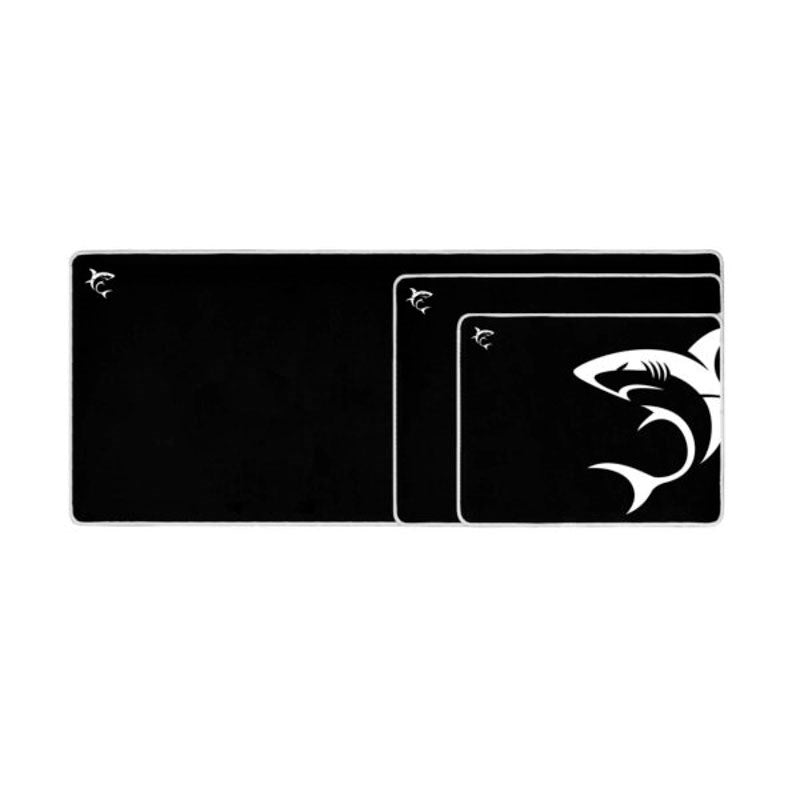 White Shark SHARK XL Gaming Mousepad - 800 x 350 mm - Black / White