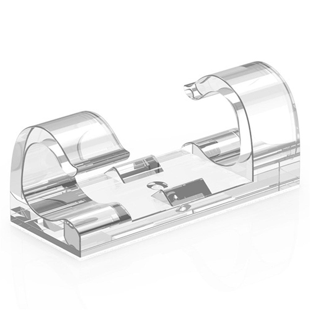 CableCreation Double-adhesive Cable Holder - Large - 50 pcs - Transparent