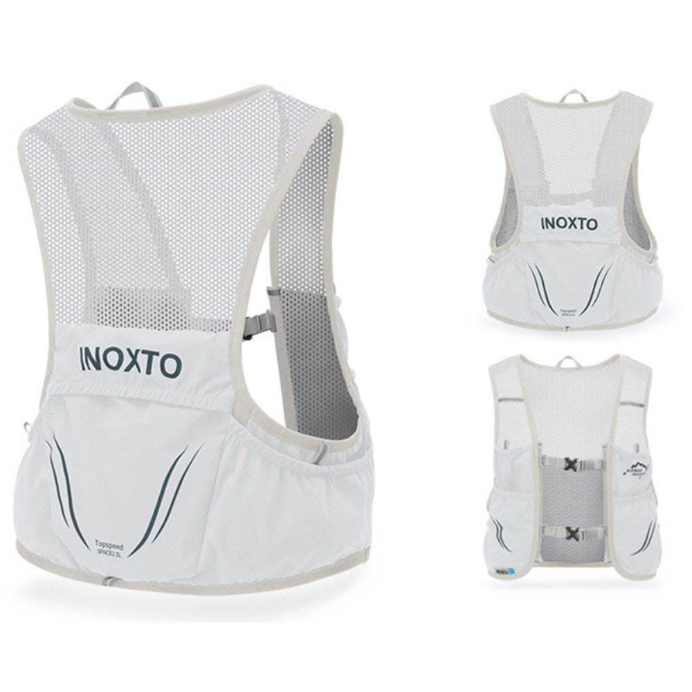 Running Vest with Practical Pockets - Size L - White