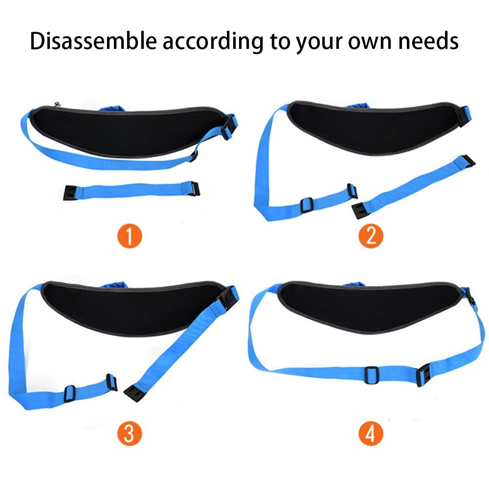 Waterproof Running Belt with Pocket for Water Bottle - Green