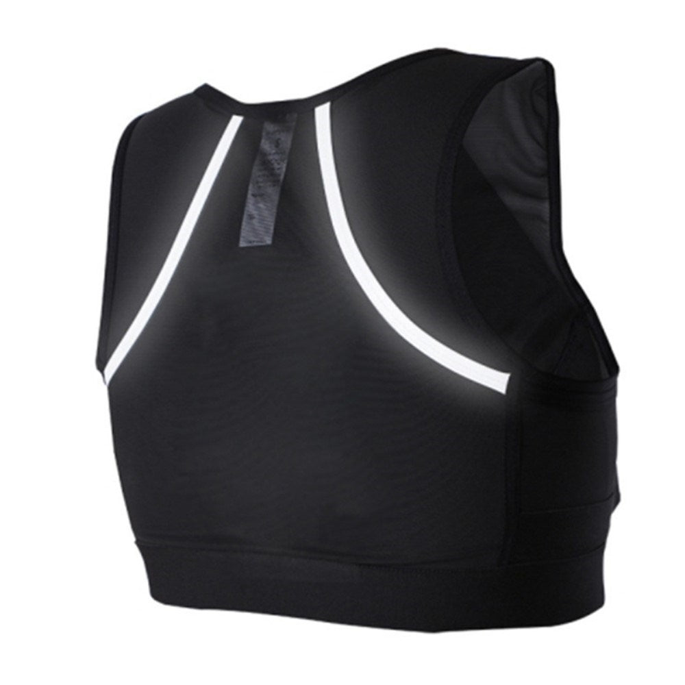 Reflective Running Vest - Size S - Black