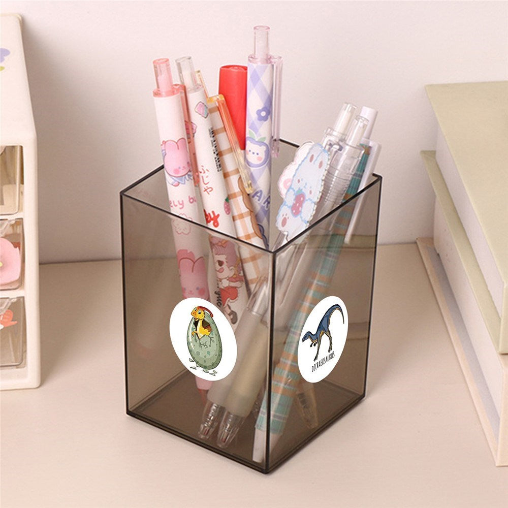Roll of 500 x Stickers of Cartoon Dinosaurs - V2