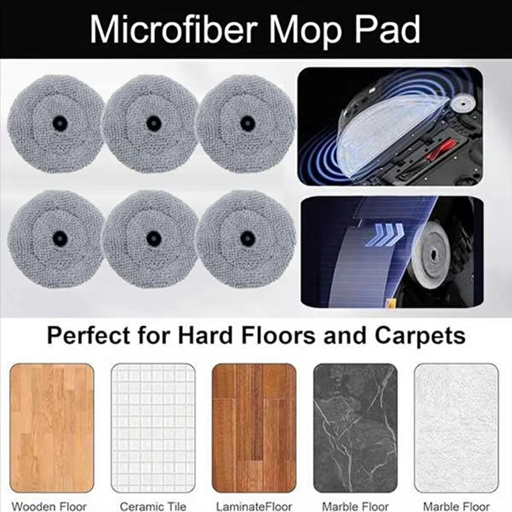 Mop Cloth for Roborock G30 / Saros 10 Robot Vacuum – Grey