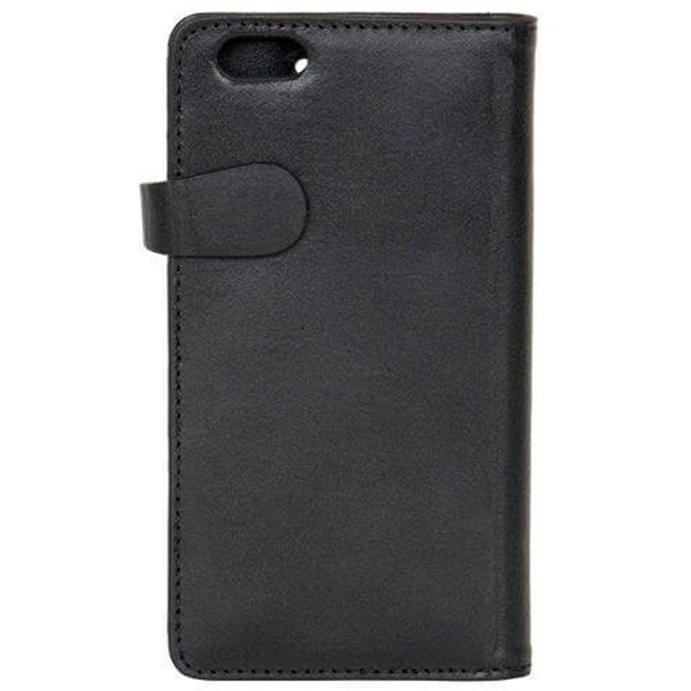 iPhone 6 Plus / 6s Plus Buffalo 2-in-1 Genuine Leather Flip Case - Black