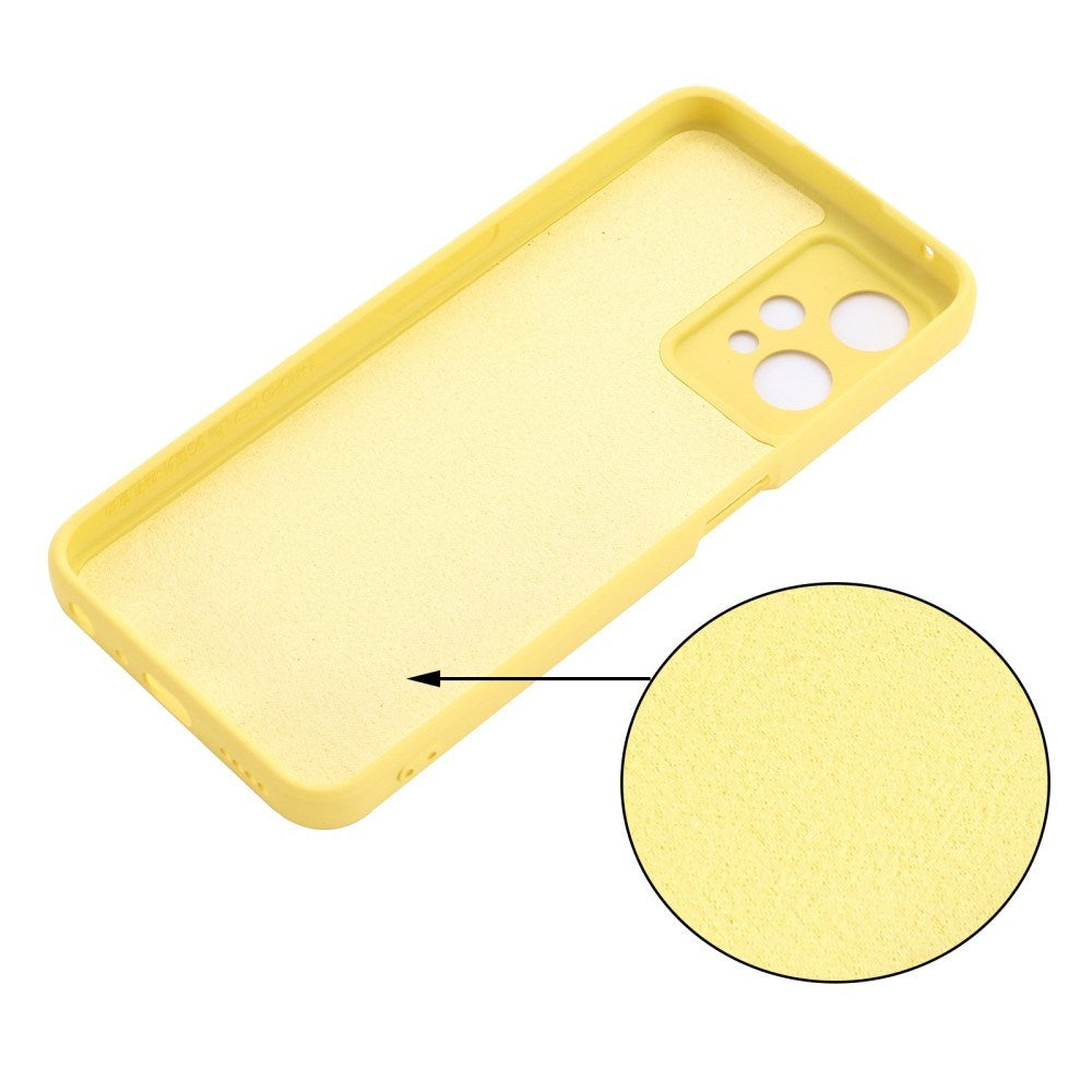EIDERWOOD OnePlus Nord CE 2 Lite (5G) Liquid Silicone Case with Strap - Yellow