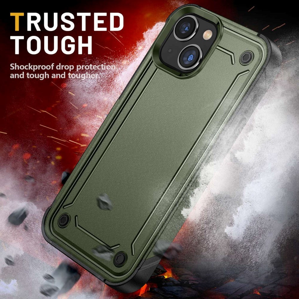 iPhone 14 Pro Shockproof Tough Case - Green