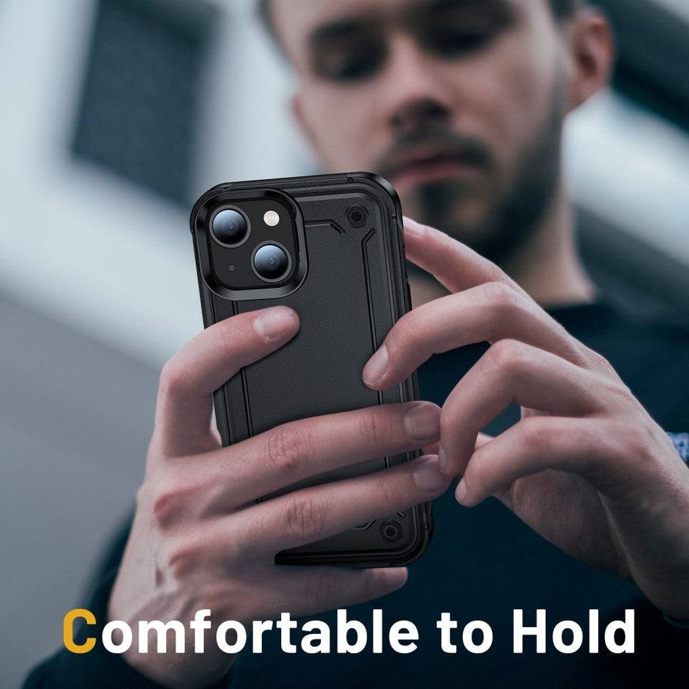 iPhone 14 Shockproof Tough Case - Black