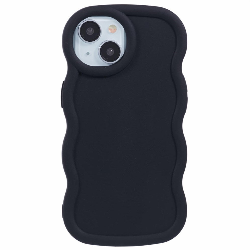 iPhone 14 EIDERWOOD Flexible Plastic Wavy Case - Black