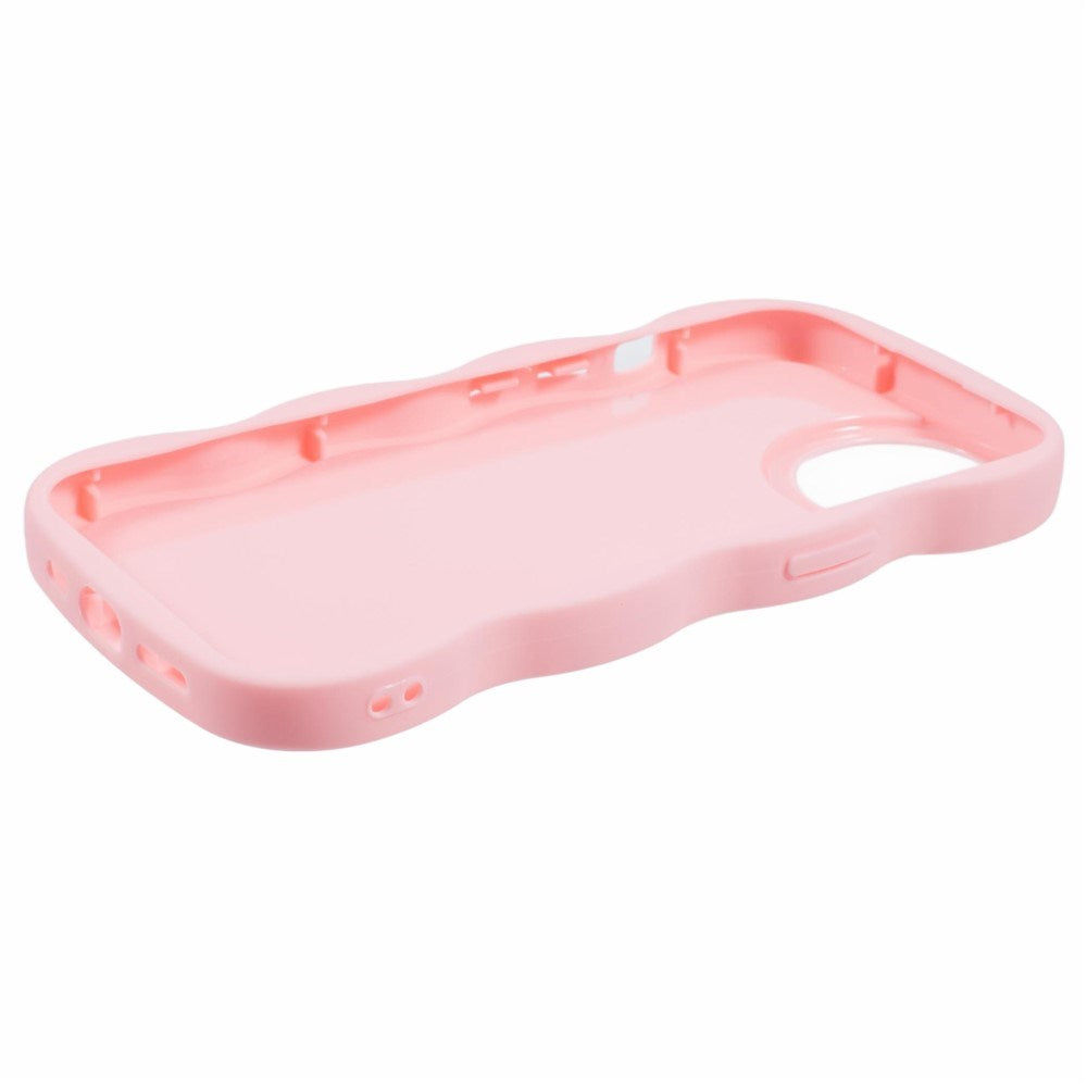 iPhone 13 EIDERWOOD Flexible Plastic Wavy Case - Light Pink