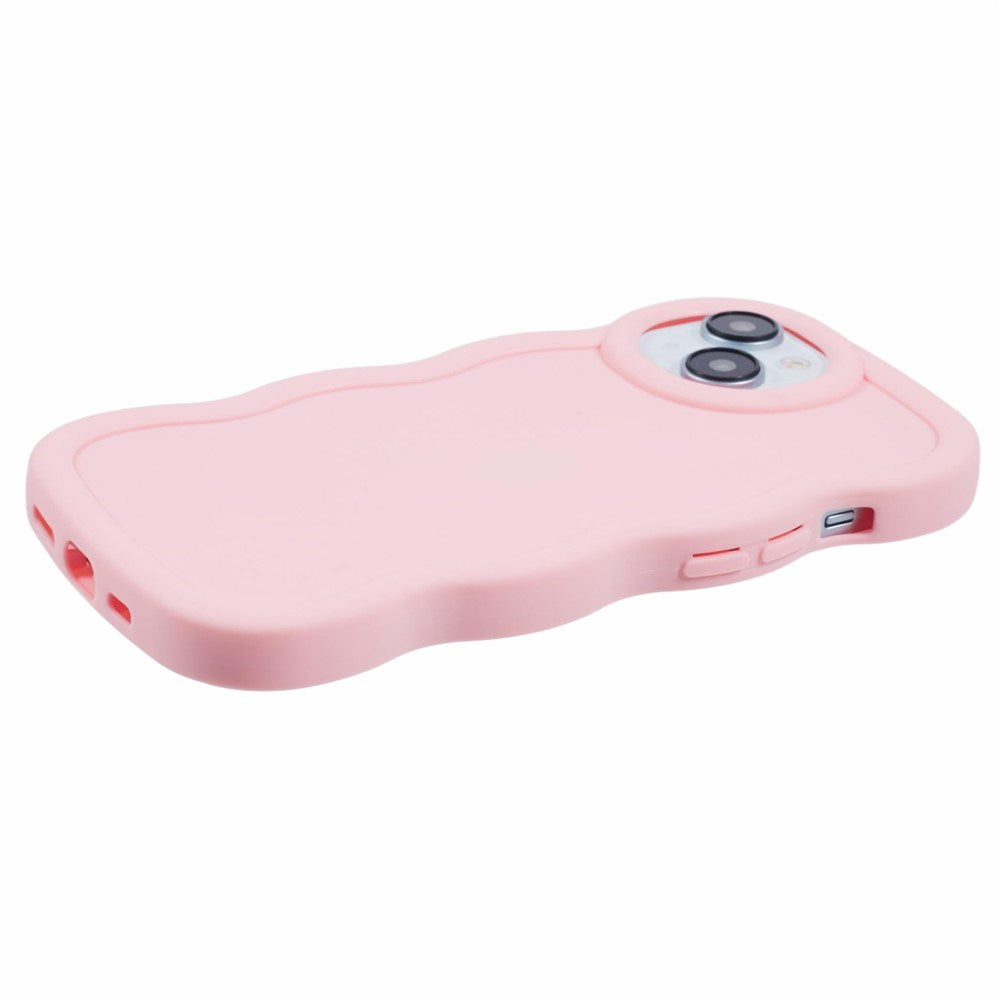 iPhone 13 EIDERWOOD Flexible Plastic Wavy Case - Light Pink