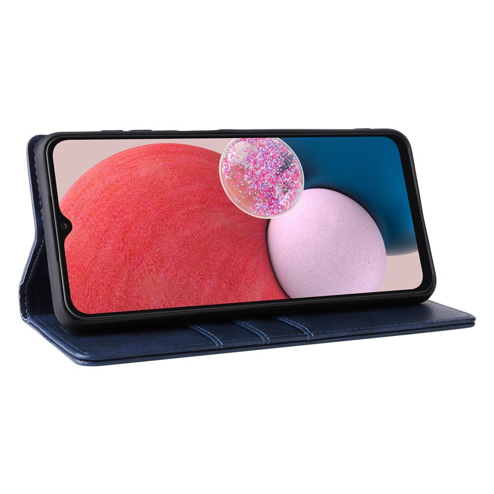 EIDERWOOD Samsung Galaxy A13 (4G/5G) / A04s / M13 Faux Leather Flip Case with Cardholder & Stand Function - Dark Blue
