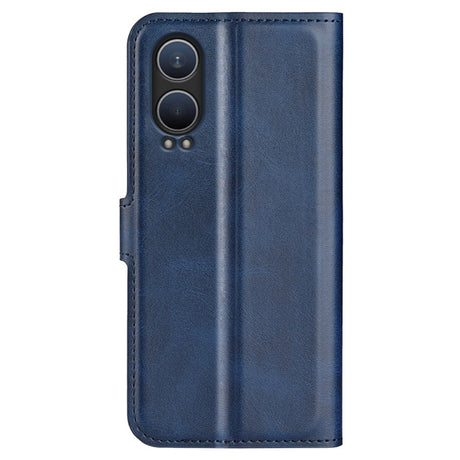 EIDERWOOD OnePlus Nord CE4 Lite (5G) Leather Flip Case w. Card Holder & Magnetic Closure - Blue
